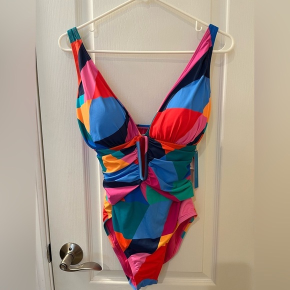 Bleu Rod Beattie Other - 🆕 Bleu Rod Beattie Women's Geometric One-Piece Swimsuit One Piece Swim Size 6